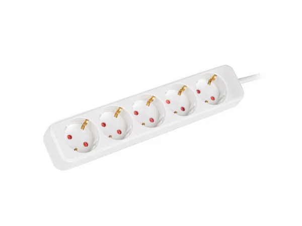 NAPÁJECÍ LIŠTA  3M 5X SCHUKO ZÁSUVKY KVALITNÍ MĚDĚNÝ KABEL BÍLÝ
