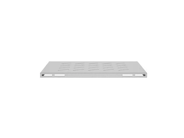 POLICE PRO 19" SKŘÍNĚ 600MM ŠEDÁ  (1U/480X475MM NOSNOST DO 120KG, 4BODOVÁ MONTÁŽ)