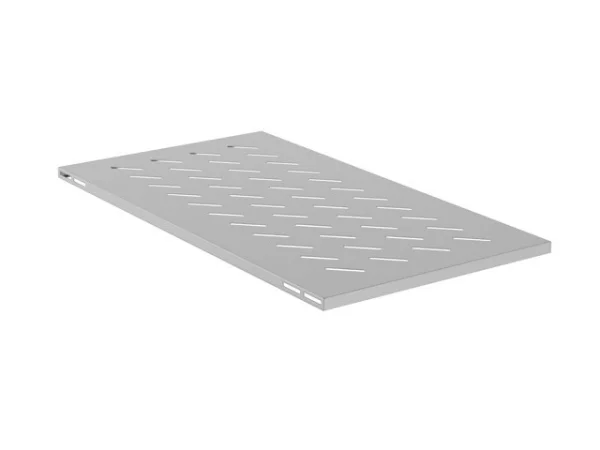 POLICE PRO 19" SKŘÍNĚ 1000MM ŠEDÁ  (1U/480X870MM NOSNOST DO 120KG, 4BODOVÁ MONTÁŽ)