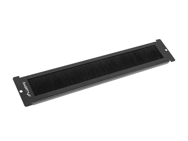 19" VOLNĚ STOJÍCÍ (FF01 S LCD PANELEM) KABELOVÝ VSTUP KARTÁČOVÝ PANEL ČERNÝ  AK-1106-B