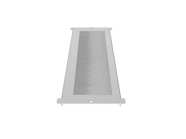 KARTÁČOVÝ PANEL PRO 19" STOJANOVOU SKŘÍŇ FF01 S LCD NAMONTOVANÝM V KABELOVÝCH PRŮCHODKÁCH  GREY