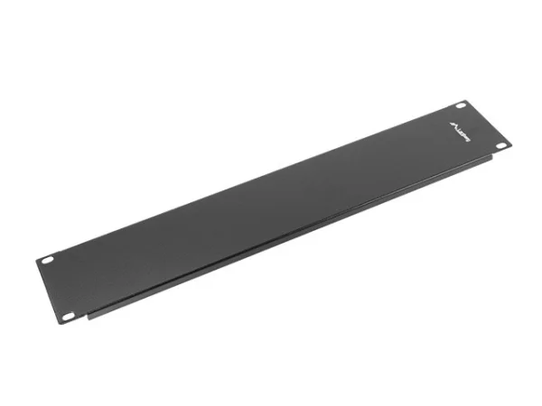 19" ZASLEPOVACÍ PANEL 2U ČERNÝ
