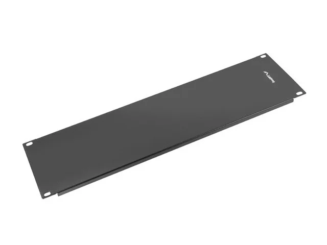 19" ZASLEPOVACÍ PANEL 3U ČERNÝ