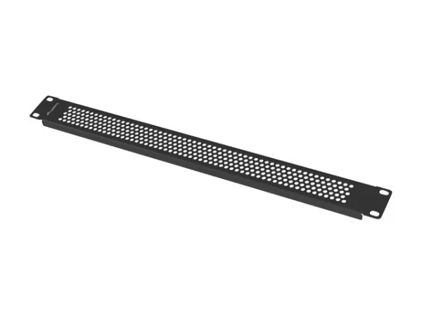 19" ZASLEPOVACÍ PANEL 1U MESH BLACK