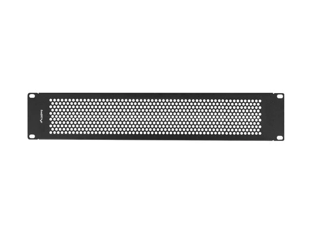 19" ZASLEPOVACÍ PANEL 2U MESH BLACK