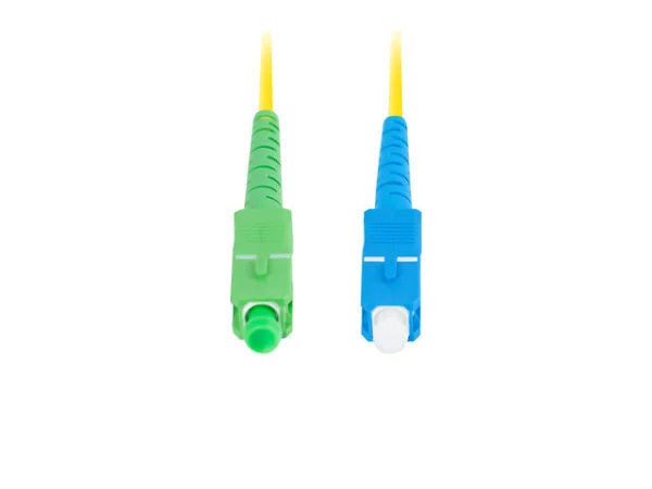 OPTICKÝ PATCHCORD SM SC/APC-SC/UPC SIMPLEX 2M LSZH G657A1 3.0MM ŽLUTÝ