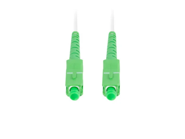 OPTICKÝ PATCHCORD SM SC/APC-SC/APC SIMPLEX 50M LSZH G657A2 3.0MM BÍLÝ