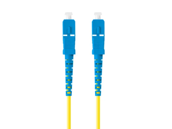 OPTICKÝ PATCHCORD SM SC/UPC-SC/UPC SIMPLEX 2M LSZH G657A1 3.0MM ŽLUTÝ