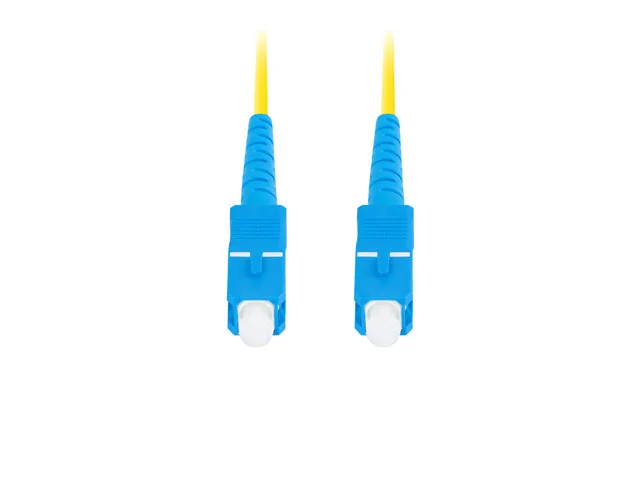 OPTICKÝ PROPOJOVACÍ KABEL SM SC/UPC-SC/UPC SIMPLEX 5M LSZH G657A1 3.0MM ŽLUTÝ