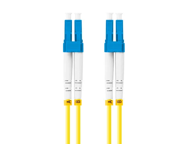 OPTICKÝ PATCHCORD SM LC/UPC-LC/UPC DUPLEX 2M LSZH G657A1 3.0MM ŽLUTÝ