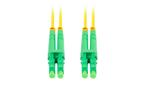 OPTICKÝ PATCHCORD SM LC/APC-LC/APC DUPLEX 3M LSZH G657A1 3.0MM ŽLUTÝ