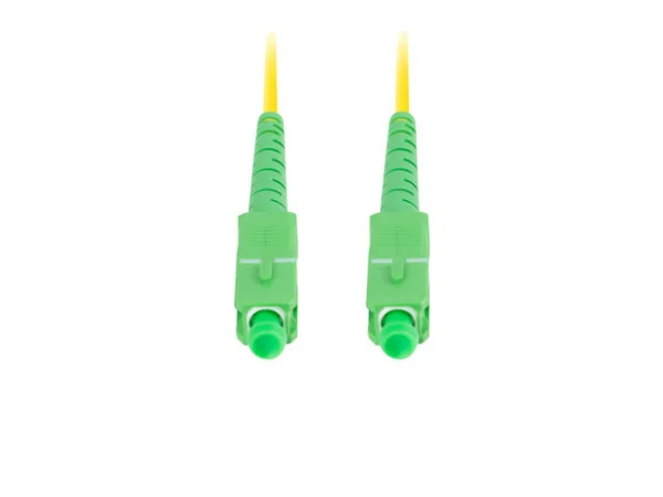 OPTICKÝ PATCHCORD SM SC/APC-SC/APC SIMPLEX 1M LSZH G657A1 3.0MM ŽLUTÝ
