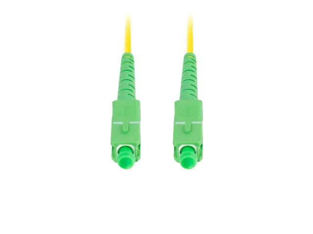 OPTICKÝ PATCHCORD SM SC/APC-SC/APC SIMPLEX 1M LSZH G657A1 3.0MM ŽLUTÝ