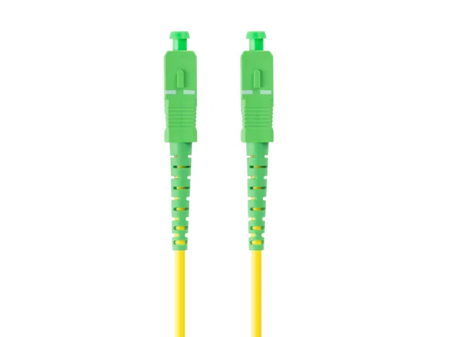 OPTICKÝ PATCHCORD SM SC/APC-SC/APC SIMPLEX 2M LSZH G657A1 3.0MM ŽLUTÝ