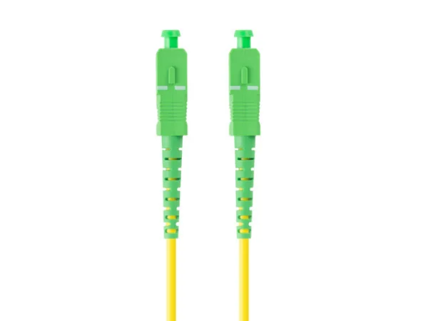 OPTICKÝ PATCHCORD SM SC/APC-SC/APC SIMPLEX 3M LSZH G657A1 3.0MM ŽLUTÝ