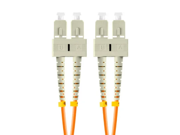 OPTICKÉ VLÁKNO PATCHCORD MM SC/UPC-SC/UPC DUPLEX 5M LSZH OM2 50/125 3.0MM ORANŽOVÁ