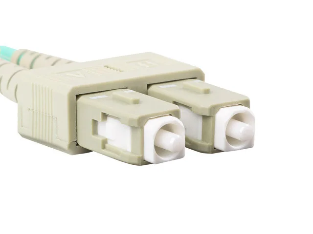 OPTICKÉ VLÁKNO PATCHCORD MM SC/UPC-SC/UPC DUPLEX 1M LSZH OM4 50/125 3.0MM FIALOVÁ