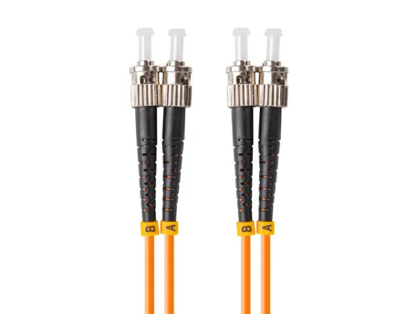OPTICKÝ PATCHCORD MM ST/UPC-ST/UPC DUPLEX 10M LSZH OM2 50/125 3.0MM ORANŽOVÝ