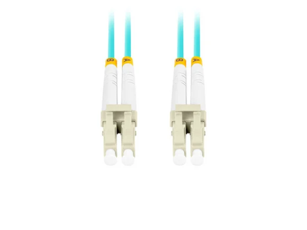 OPTICKÝ PATCHCORD MM LC/UPC-LC/UPC DUPLEX 10M LSZH OM3 50/125 3.0MM AQUA