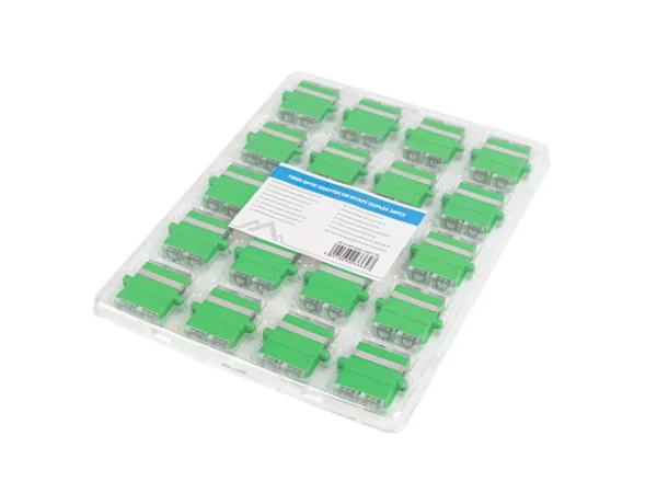 OPTICKÝ ADAPTÉR SM SC/APC DUPLEX TRANSPARENTNÍ