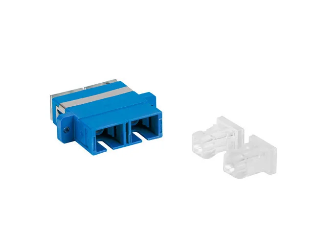 OPTICKÝ ADAPTÉR SM SC/UPC DUPLEX TRANSPARENTNÍ