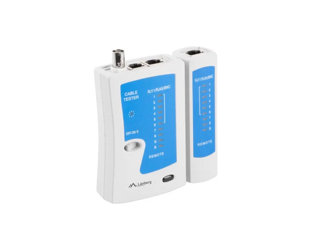 SÍŤOVÝ LAN TESTER RJ45, RJ12, RJ11, KOAXIÁLNÍ KABEL