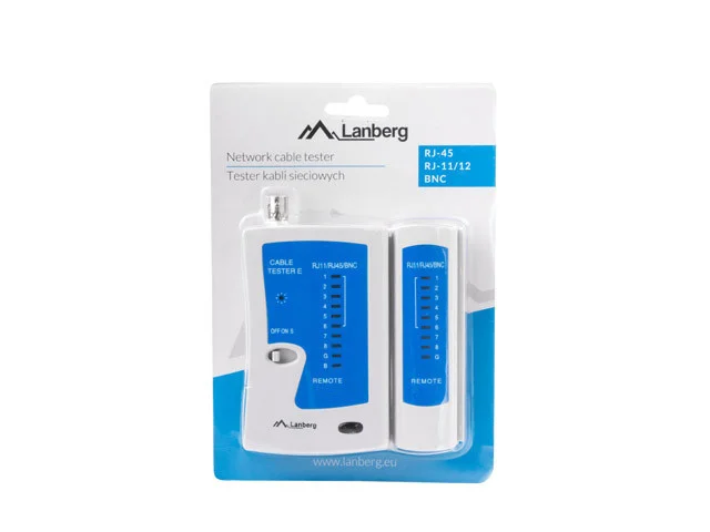 SÍŤOVÝ LAN TESTER RJ45, RJ12, RJ11, KOAXIÁLNÍ KABEL