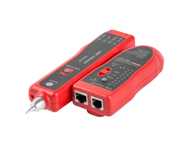 SÍŤOVÝ LAN TESTER RJ45, RJ12, RJ11, KOAXIÁLNÍ KABEL SE SLEDOVÁNÍM VODIČŮ A IDENTIFIKÁTOREM