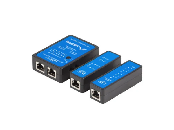 SÍŤOVÝ LAN TESTER POE, RJ45, RJ11, KOAXIÁLNÍ KABEL