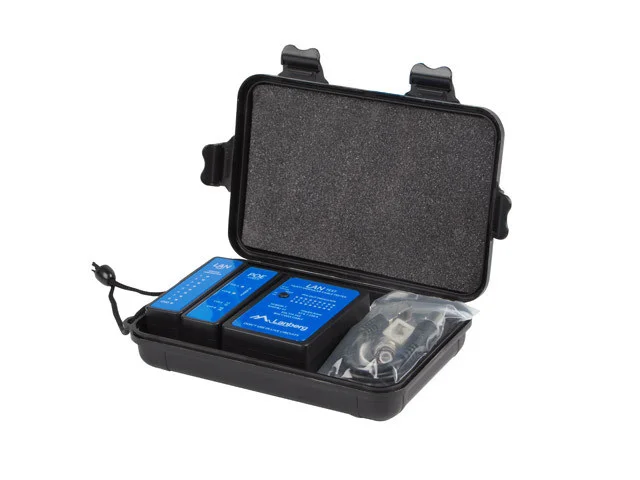SÍŤOVÝ LAN TESTER POE, RJ45, RJ11, KOAXIÁLNÍ KABEL