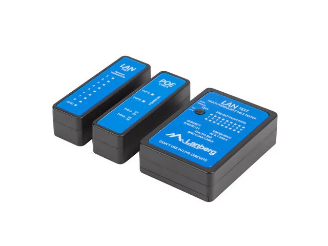 SÍŤOVÝ LAN TESTER POE, RJ45, RJ11, KOAXIÁLNÍ KABEL