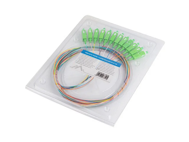 PIGTAIL OPTICKÉ VLÁKNO SM SC/APC EASY STRIP 9/125 G657A1 12X2M MULTICOLOUR