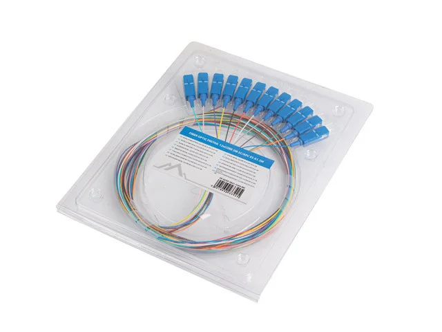 PIGTAIL OPTICKÉ VLÁKNO SM SC/UPC EASY STRIP 9/125 G657A1 12X2M MULTICOLOUR