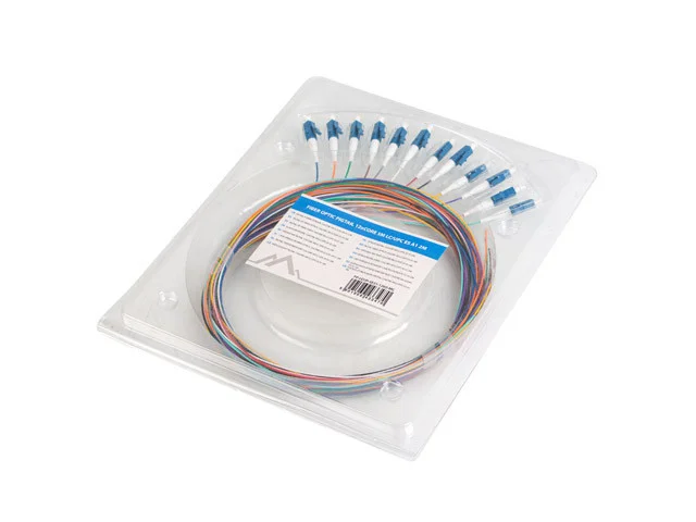 PIGTAIL OPTICKÉ VLÁKNO SM LC/UPC SEMI TIGHT 9/125 G657A1 12X2M MULTICOLOUR