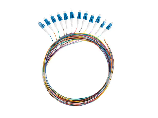PIGTAIL OPTICKÉ VLÁKNO SM LC/UPC SEMI TIGHT 9/125 G657A1 12X2M MULTICOLOUR