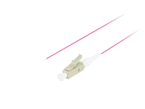PIGTAIL OPTICKÉ VLÁKNO MM LC/UPC OM4 EASY STRIP 50/125 2M FIALOVÁ