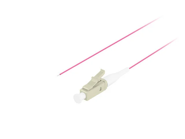 PIGTAIL OPTICKÉ VLÁKNO MM LC/UPC OM4 EASY STRIP 50/125 2M FIALOVÁ