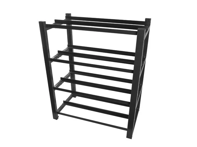 RÁM BATERIE PRO UPS 830X454 2 ŘADY 4 ÚROVNĚ (8 POLIC) (PLOCHÉ BALENÍ) ČERNÝ