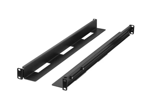 SADA KOLEJNIC PRO MONTÁŽ DO RACKU 19"  POSUVNÁ 650-1090 MM ČERNÁ