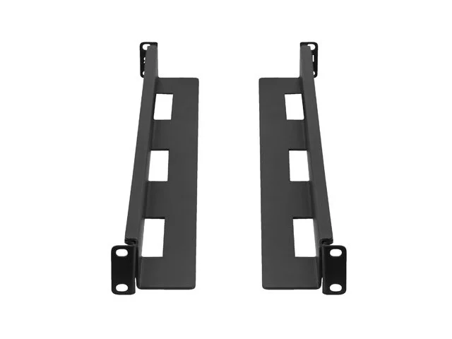 SADA KOLEJNIC PRO MONTÁŽ DO RACKU 19"  POSUVNÁ 650-1090 MM ČERNÁ