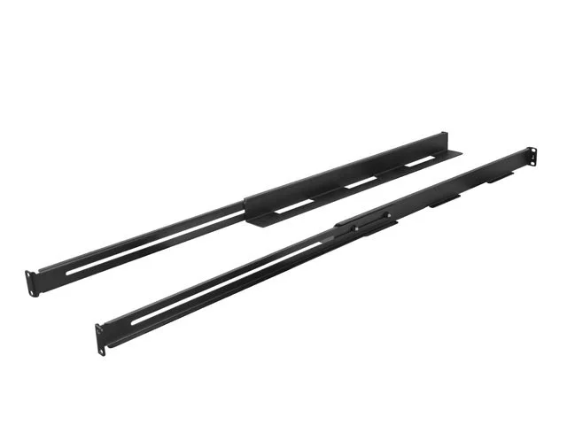 SADA KOLEJNIC PRO MONTÁŽ DO RACKU 19"  POSUVNÁ 650-1090 MM ČERNÁ