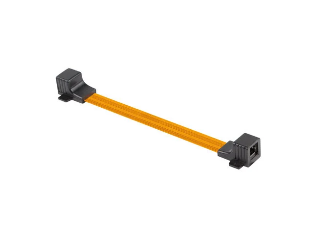 RJ45 ŘADOVÁ SPOJKA TENKÝ KABEL S OKÉNKEM 17CM