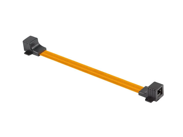 RJ45 ŘADOVÁ SPOJKA SLIM WINDOW KABEL 23CM