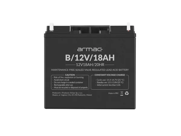UNIVERSAL BATTERY ARMAC VRLA AGM 12V/18AH