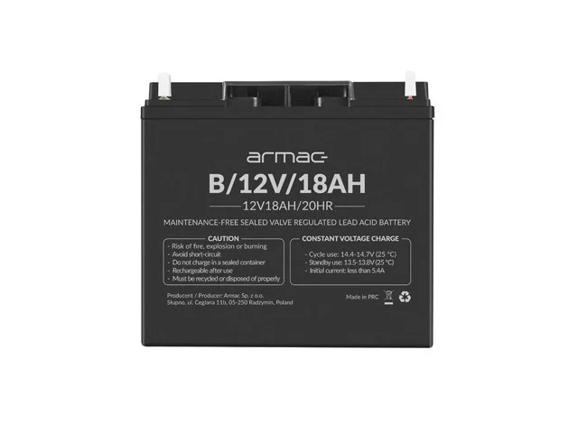 UNIVERSAL BATTERY ARMAC VRLA AGM 12V/18AH