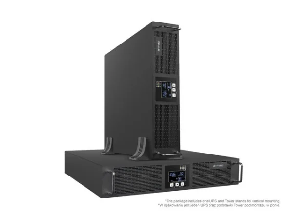 UPS RACK ARMAC R/1000I/PF1 ON-LINE 1000VA 8X IEC C13 OUTLETS USB-B LCD METAL CASE