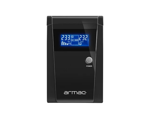 UPS ARMAC OFFICE O/1000F/LCD LINE-INTERACTIVE 1000VA 3X SCHUKO OUTLETS USB-B LCD METAL CASE