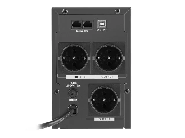 UPS ARMAC OFFICE O/1000F/LCD LINE-INTERACTIVE 1000VA 3X SCHUKO OUTLETS USB-B LCD METAL CASE