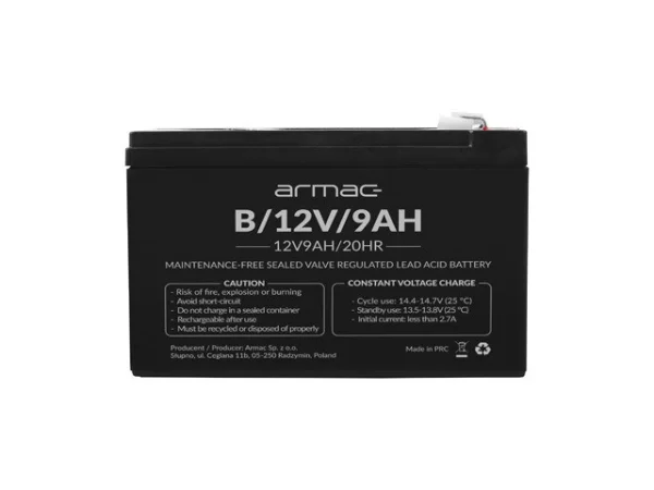 UNIVERSAL UPS BATTERY ARMAC VRLA AGM 12V/9AH