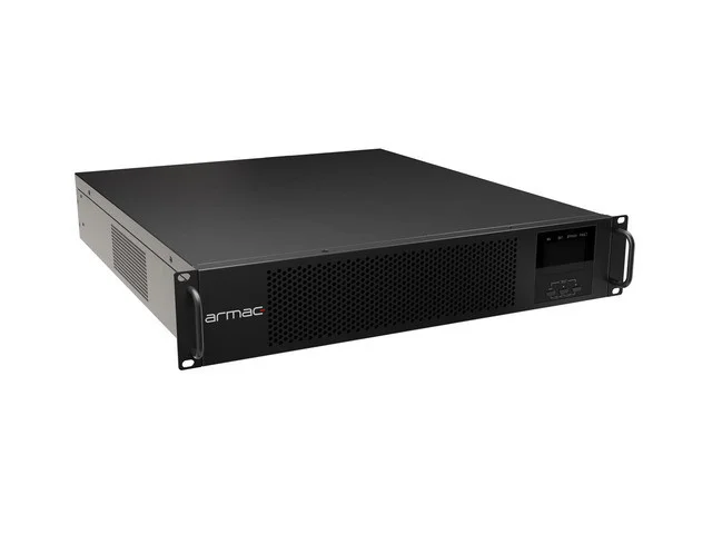 UPS RACK ARMAC R/2000I/PF1/DF ON-LINE 2000VA 8X IEC C13 OUTLETS USB-B LCD METAL CASE DUST-FREE